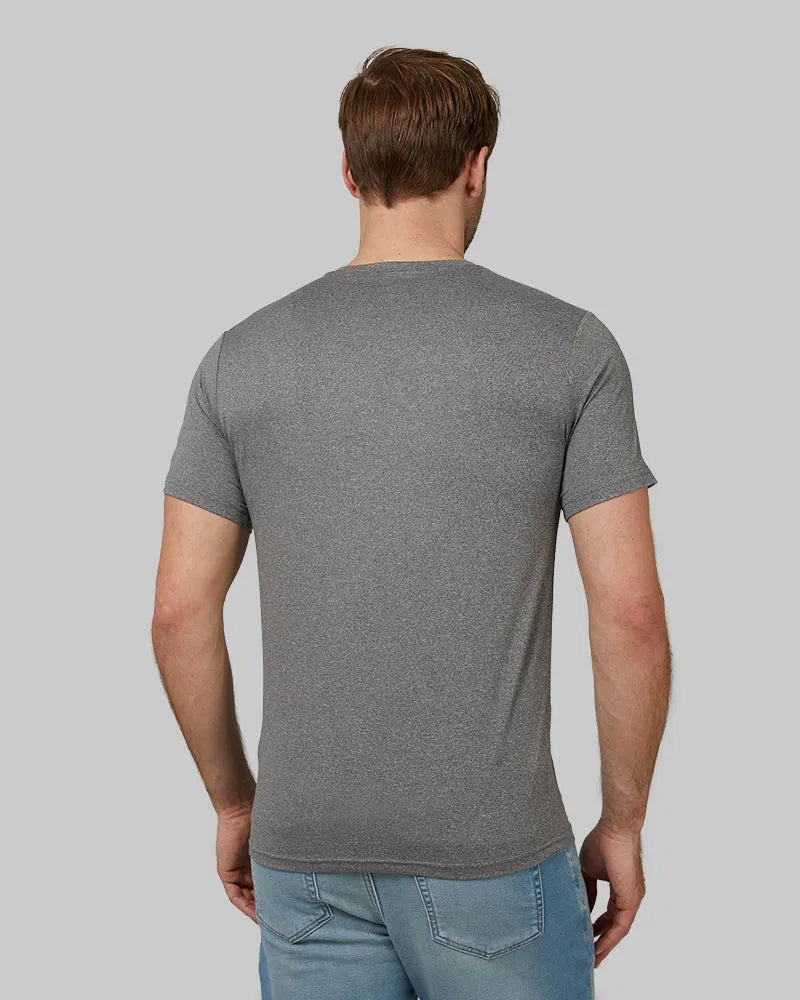 2 WHITE/2 GREY HEATHER